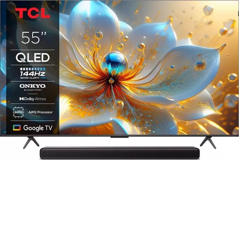 TV TCL 55T8C QLED 55 inch Nieuw in doos, TV, Hi-fi & Vidéo, Télévisions, Neuf, Autres marques, QLED, 120 Hz