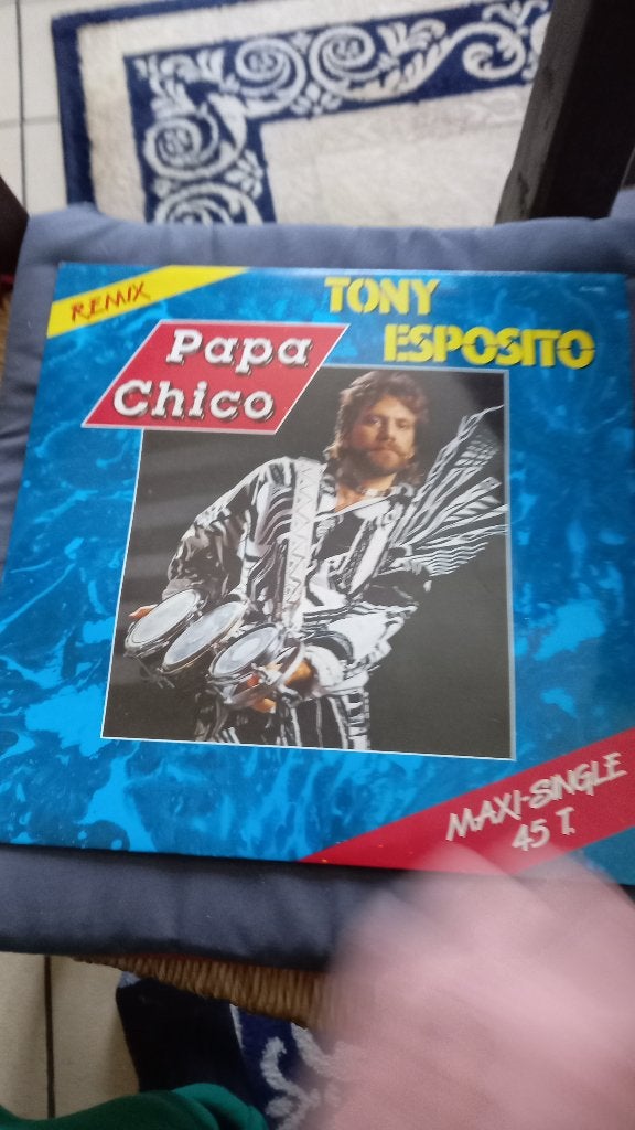 vinyl (maxi 45T) tony esposito "papa chico", Enlèvement, Comme neuf, Pop