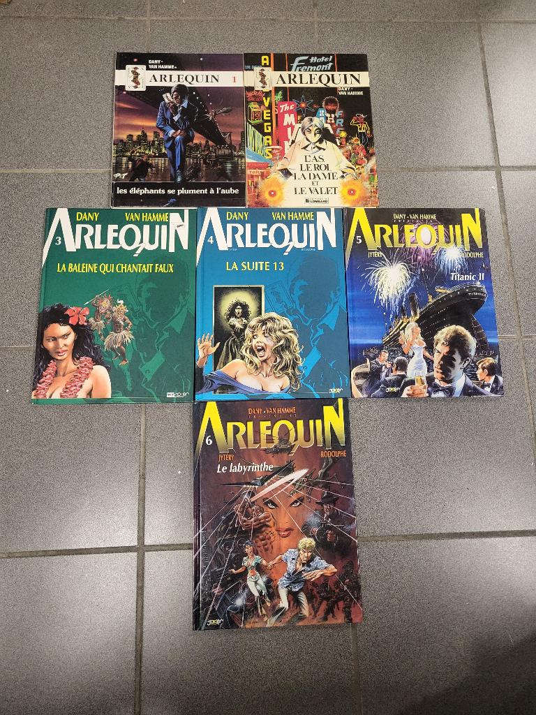 Arlequin (Van Hamme ) : Tomes 1 à 6  ., Ophalen, Gelezen
