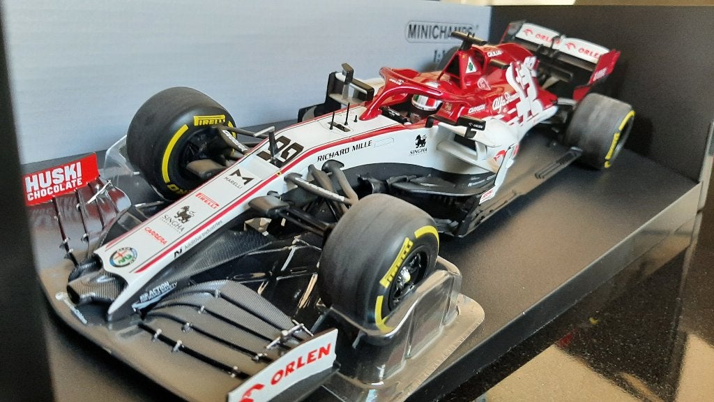F1 Alfa Romeo Racing C39 A.Giovinazzi 1:18 MiniChamps, Ophalen of Verzenden, Nieuw, MiniChamps