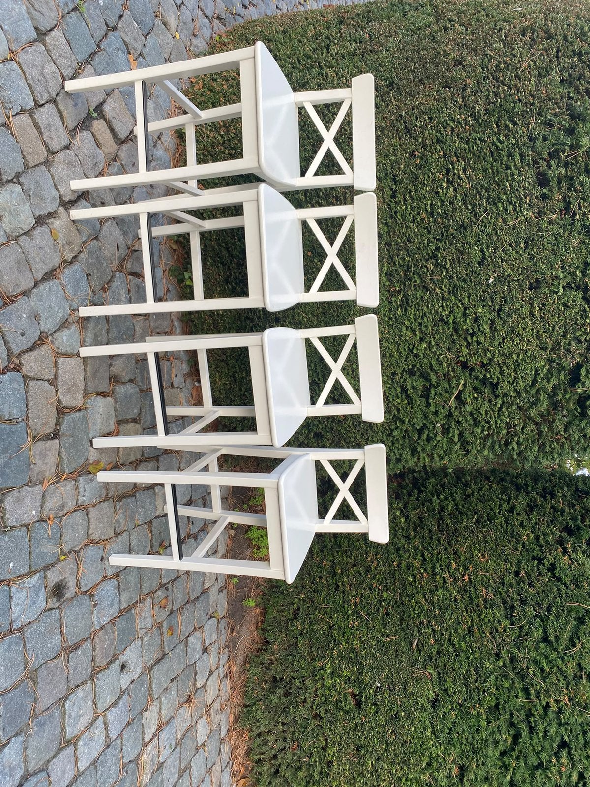IKEA barkruk wit (rosentorp), Maison & Meubles, Enlèvement, Comme neuf, Blanc