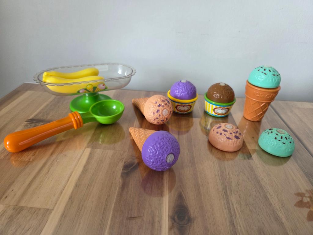 Set de jeu Dreamland Ice Cream - Crème glacée, Enlèvement, Utilisé, Plastique, Accessoires de cuisine de jeu