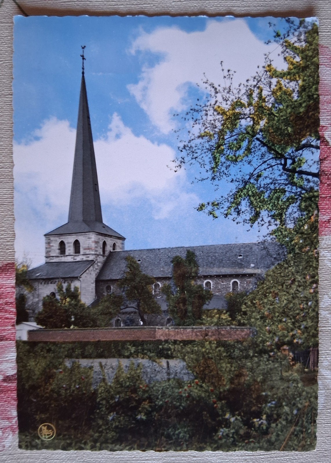 postkaart Romaanse kerk in Aldeneik, Maaseik, Enlèvement ou Envoi
