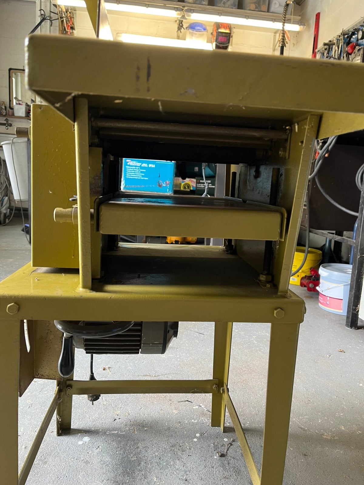 Scheppach vandiktebank, Doe-het-zelf en Bouw, Schaafmachines, Ophalen of Verzenden, Gebruikt