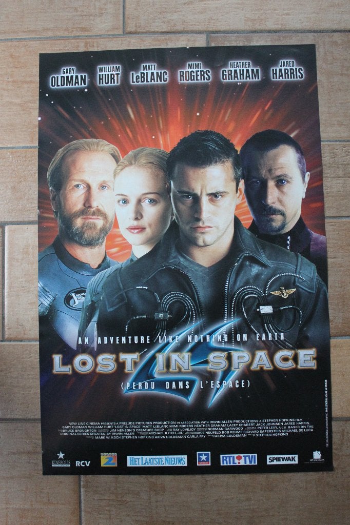 filmaffiche Lost In Space Gary Oldman 1998 filmposter, Verzamelen, Rechthoekig Staand, Ophalen of Verzenden, Zo goed als nieuw