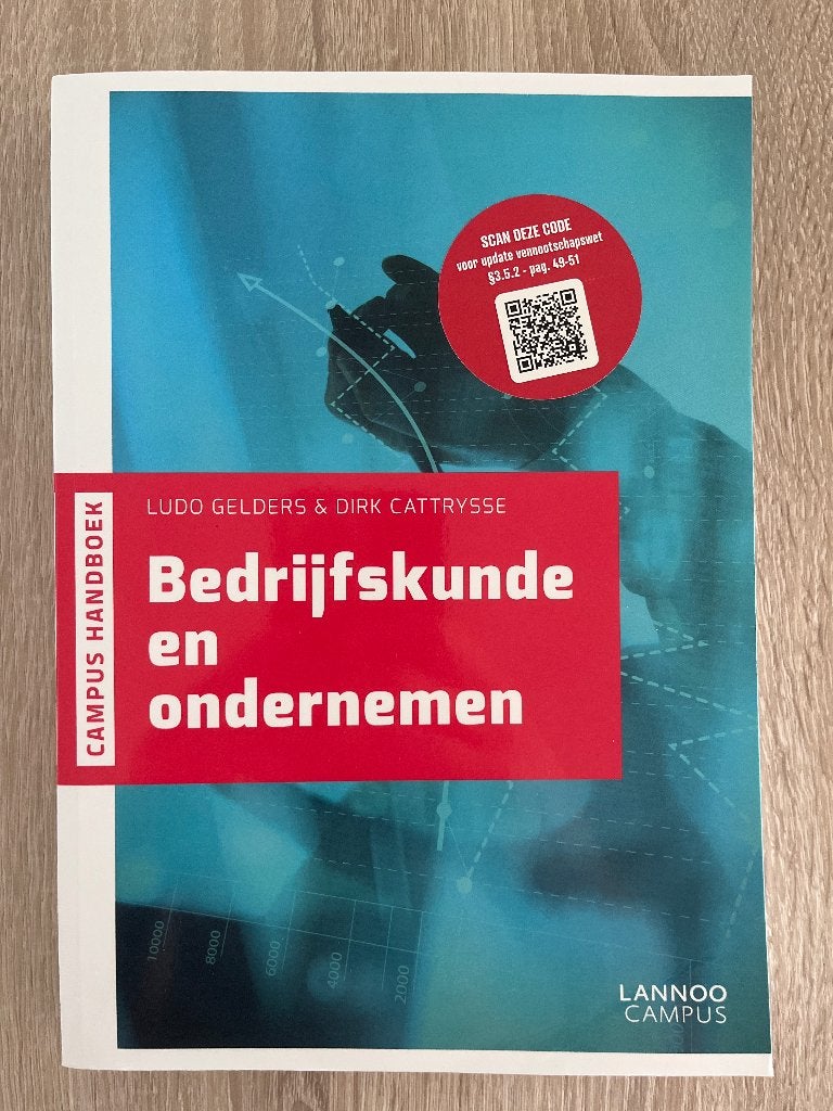 Bedrijfskunde en ondernemen handboek, Boeken, Ophalen, Nieuw, Hogeschool, Lannoo Campus