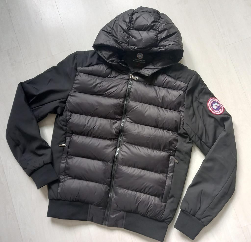 CANADA GOOSE HYBRIDGE JACKET MET CAPUCHON AAA+ KWALITEIT, Kleding | Heren, Jassen | Zomer, Nieuw, Maat 48/50 (M), Zwart, Ophalen of Verzenden