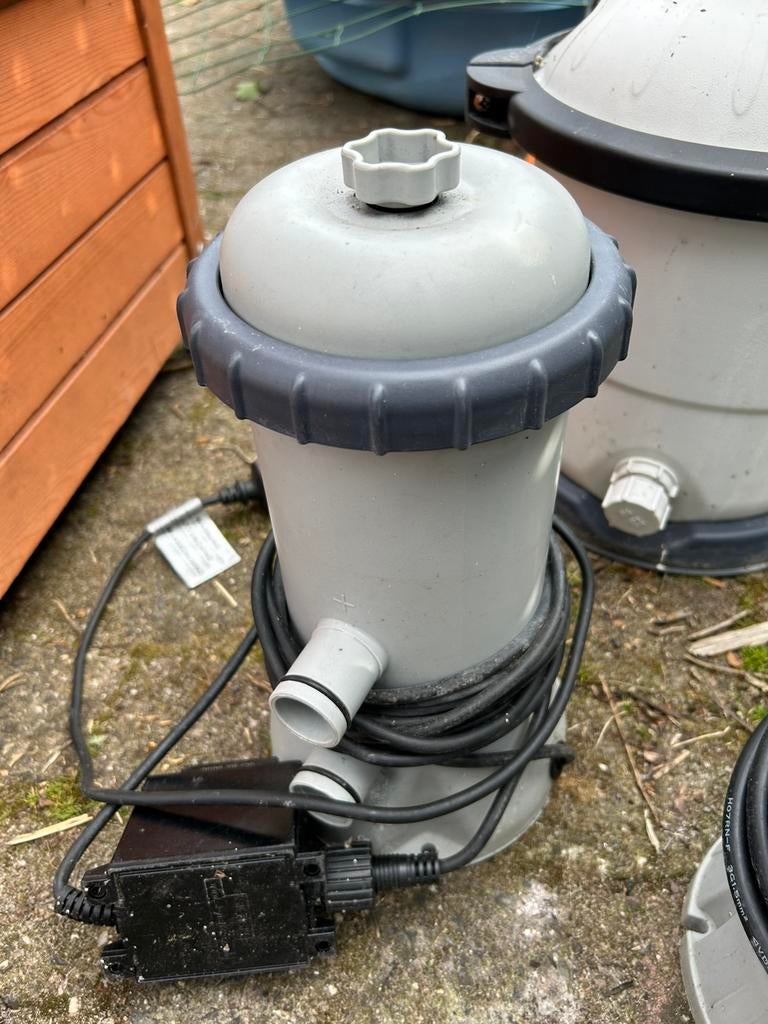 Pomp + verwarming Intex zwembad., Enlèvement, Comme neuf, Chauffage