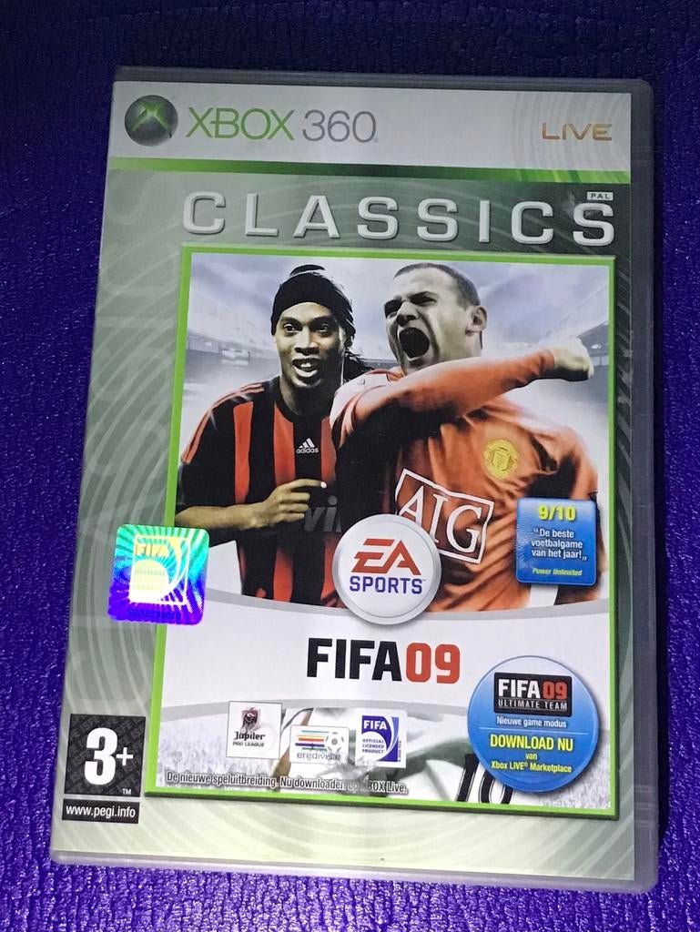 Fifa 09 classics xbox 360, Games en Spelcomputers, Games | Xbox 360, Ophalen, Online, Zo goed als nieuw, Sport