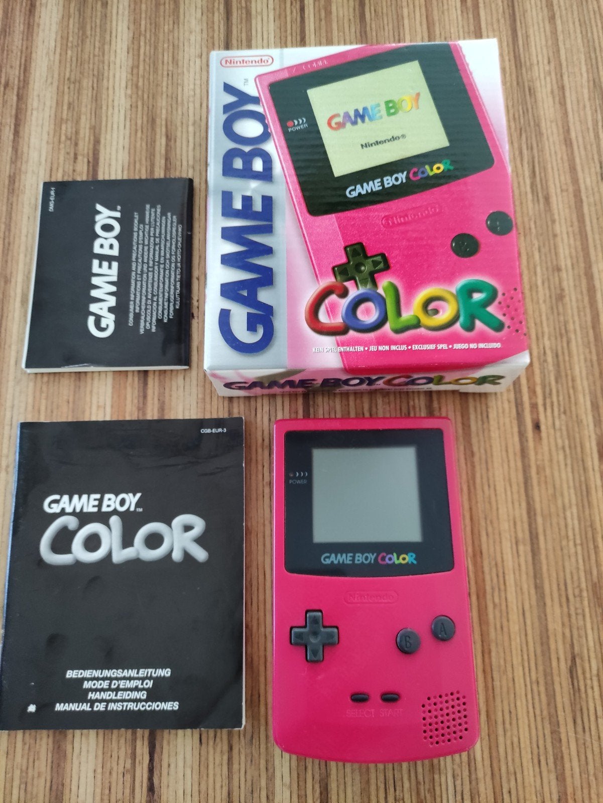 Nintendo Gameboy color rose avec boîte d'origine, Consoles de jeu & Jeux vidéo, Enlèvement ou Envoi