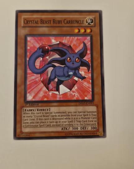 Yu-Gi-Oh ! Anthrax Crystal Beast Ruby DP07-EN001, Enlèvement ou Envoi, Neuf