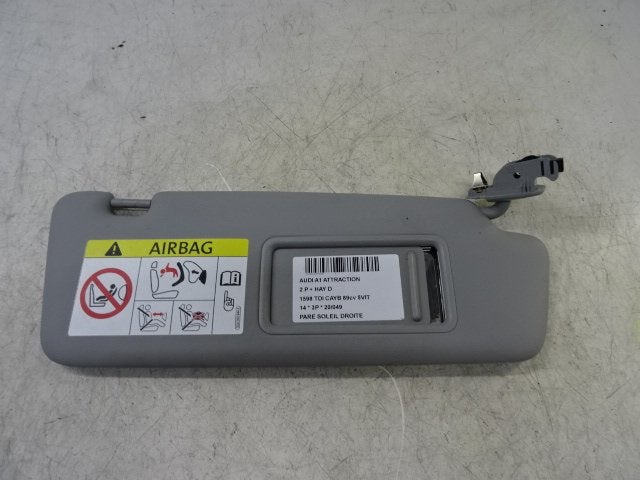 ZONNEKLEP RECHTS Audi A1 Sportback (8XA / 8XF), Gebruikt, Audi