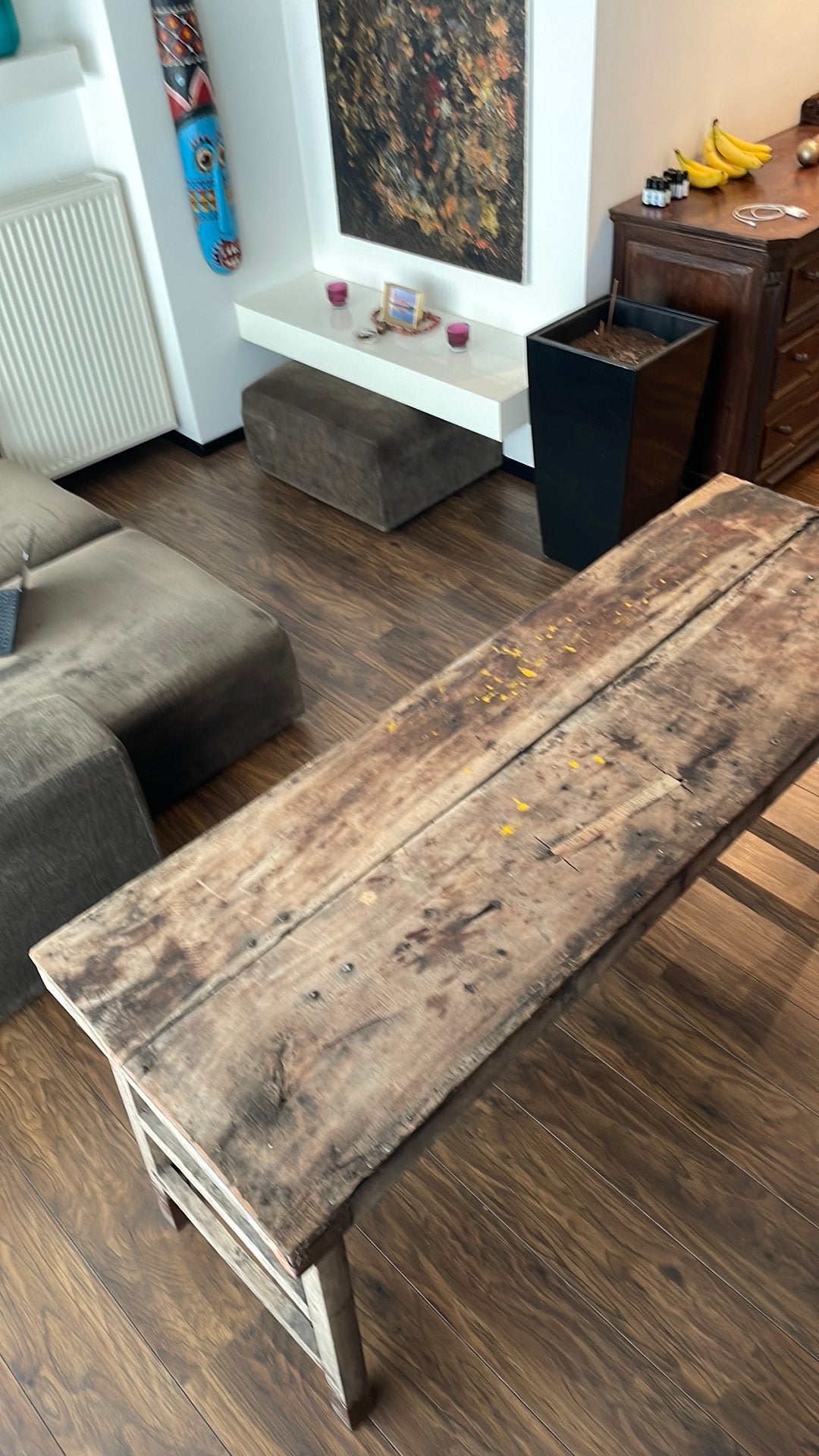 Authentieke indische markttafel, Ophalen