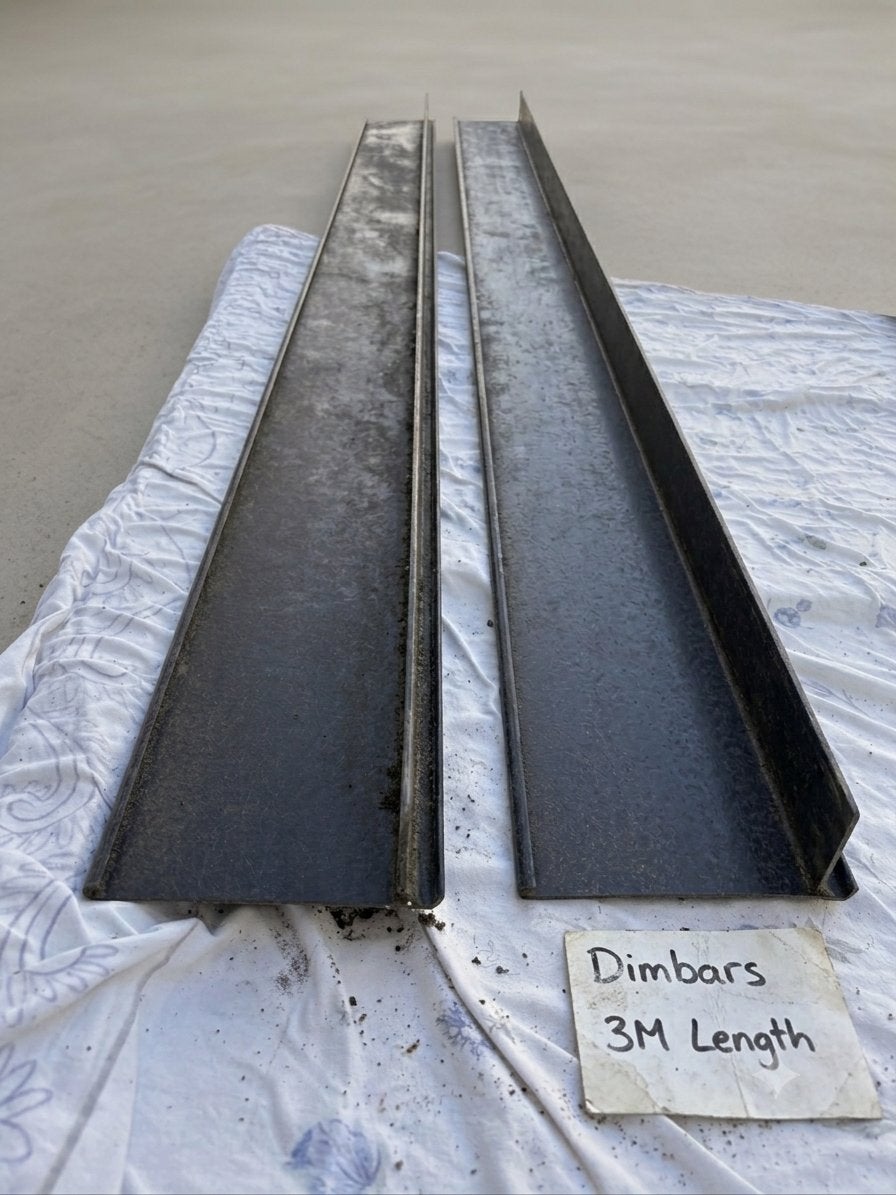 Metalen dakranden / daktrimmen (2 stuks) – Lengte 3 meter, Doe-het-zelf en Bouw, Dakpannen en Dakbedekking, Ophalen, Zo goed als nieuw