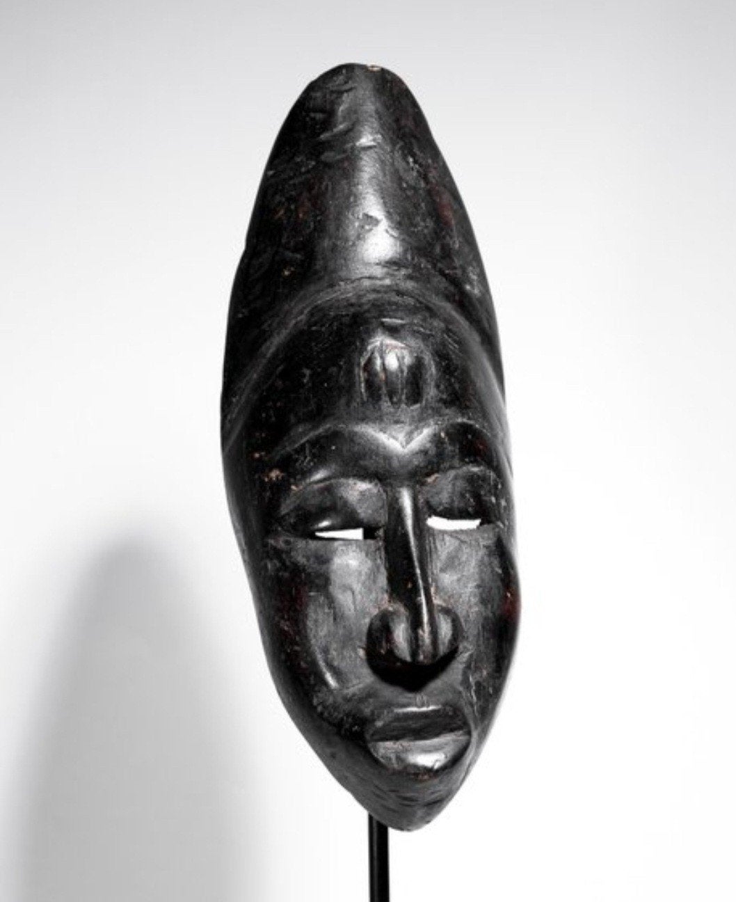 Vintage Masque Baule Côte d'Ivoire 23cm, Antiquités & Art, Art | Art non-occidental, Fait main, Afrique, Enlèvement ou Envoi, Masque