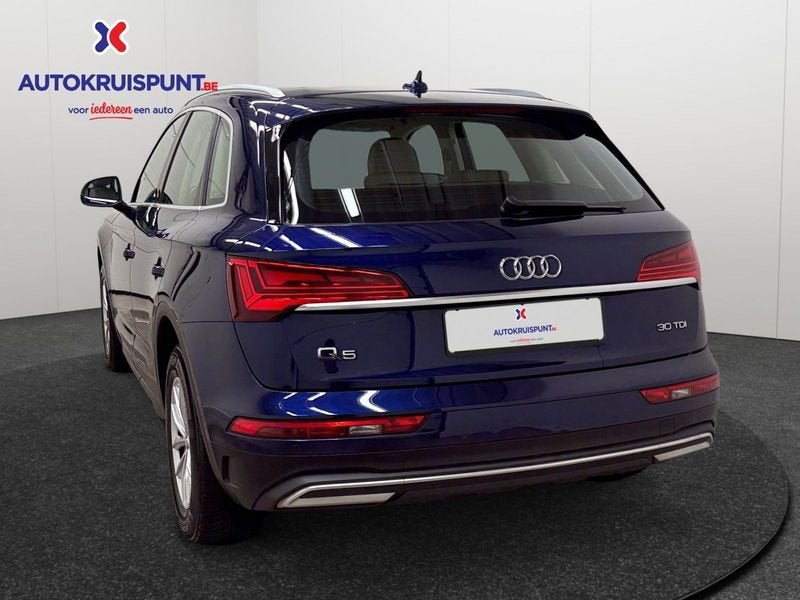 Audi Q5, Auto's, Gebruikt, Beige, 4 cilinders, Leder