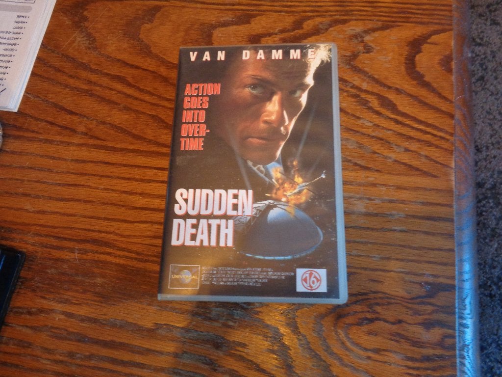 vhs sudden death 1995 aktie film, CD & DVD, Sous-titré en néerlandais, Action et Aventure, Anglais, Utilisé