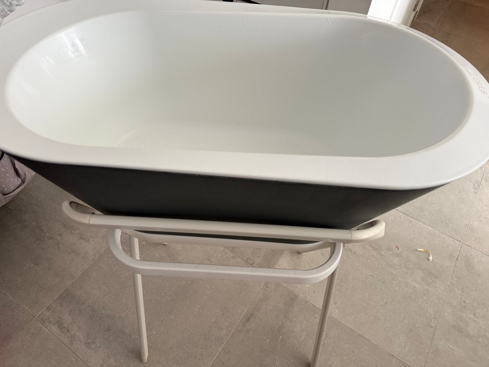 Baignoire bébé avec support, Kinderen en Baby's, Badjes en Verzorging, Ophalen, Gebruikt, Badje