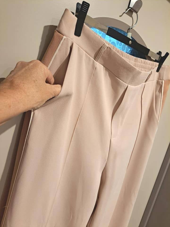 Grace & Mila, nagelnieuwe wijde broek, L, Grace & Mila, Beige, Maat 42/44 (L), Nieuw