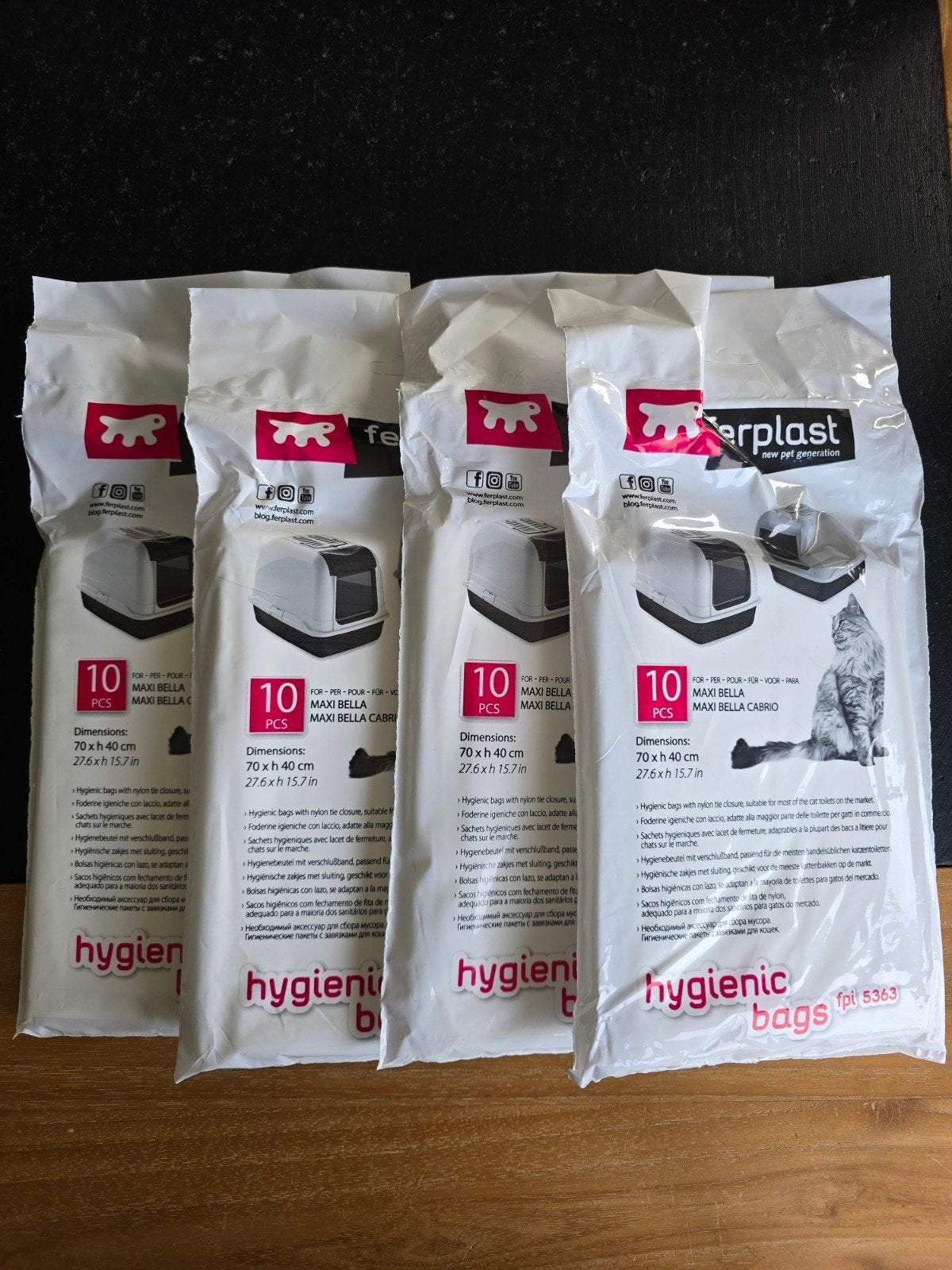lot de 4 paquets de sacs pour litière Ferplast, Animaux & Accessoires, Enlèvement, Chat