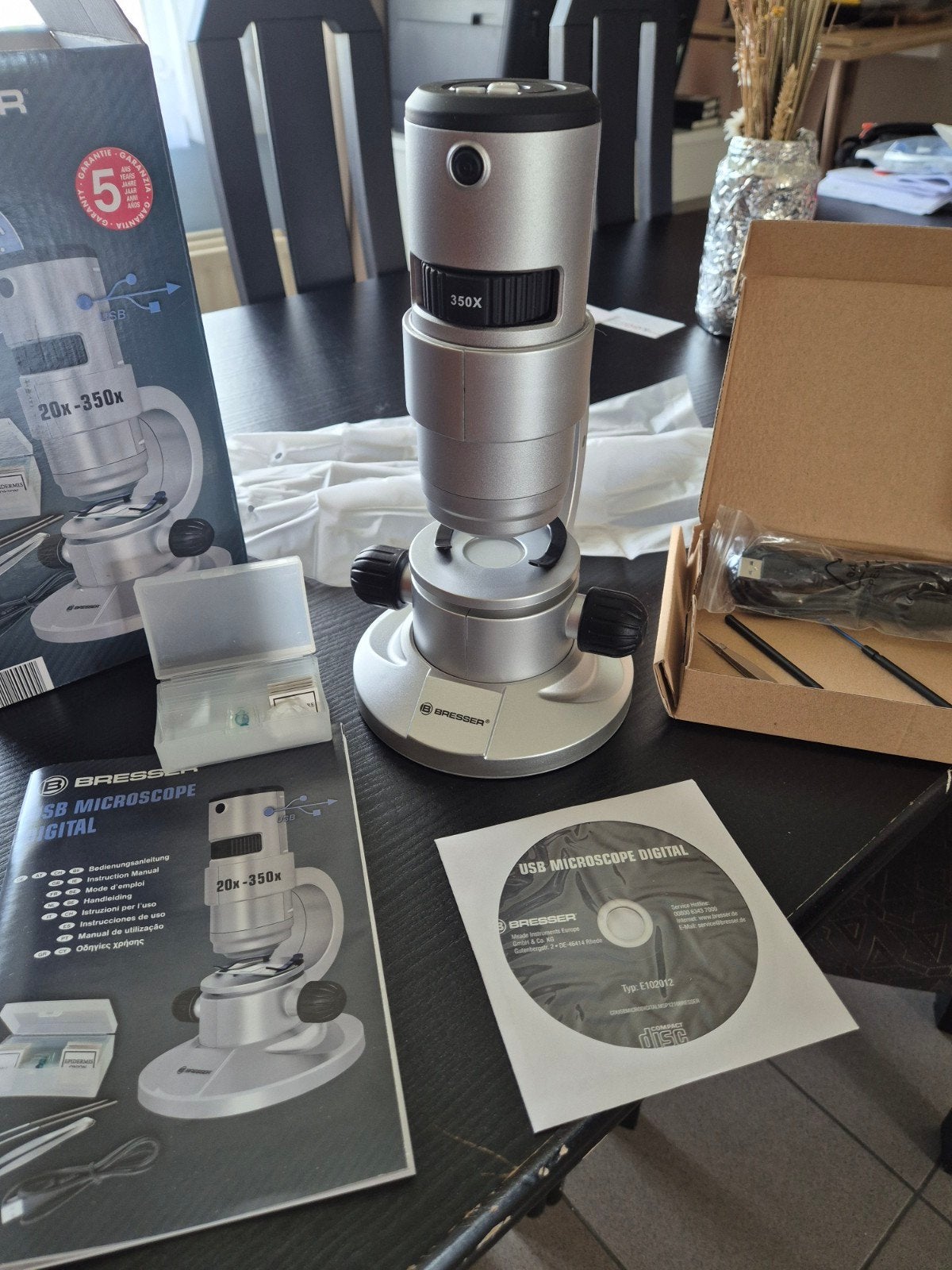bresser dm400 digitale microscoop, Enlèvement, Neuf, Moins de 400x
