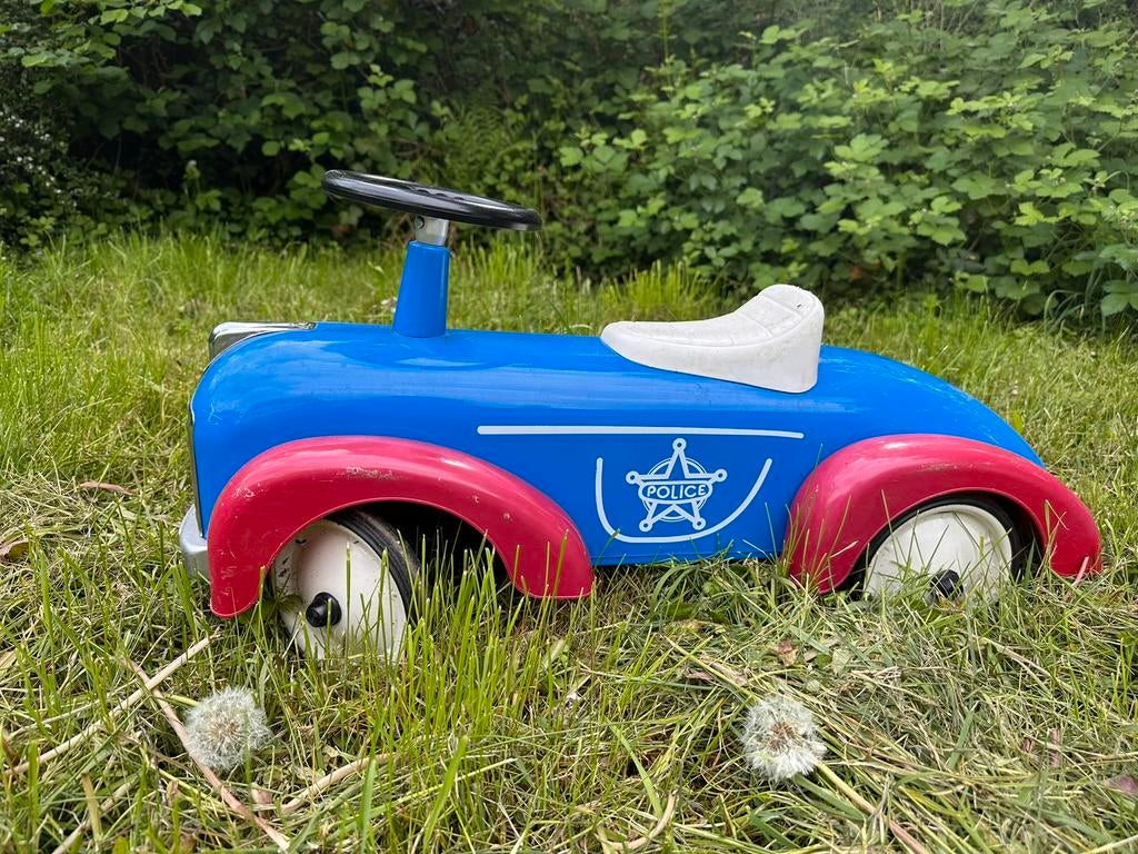Voiture police enfant / draisienne, Enlèvement, Comme neuf, Véhicule de marche