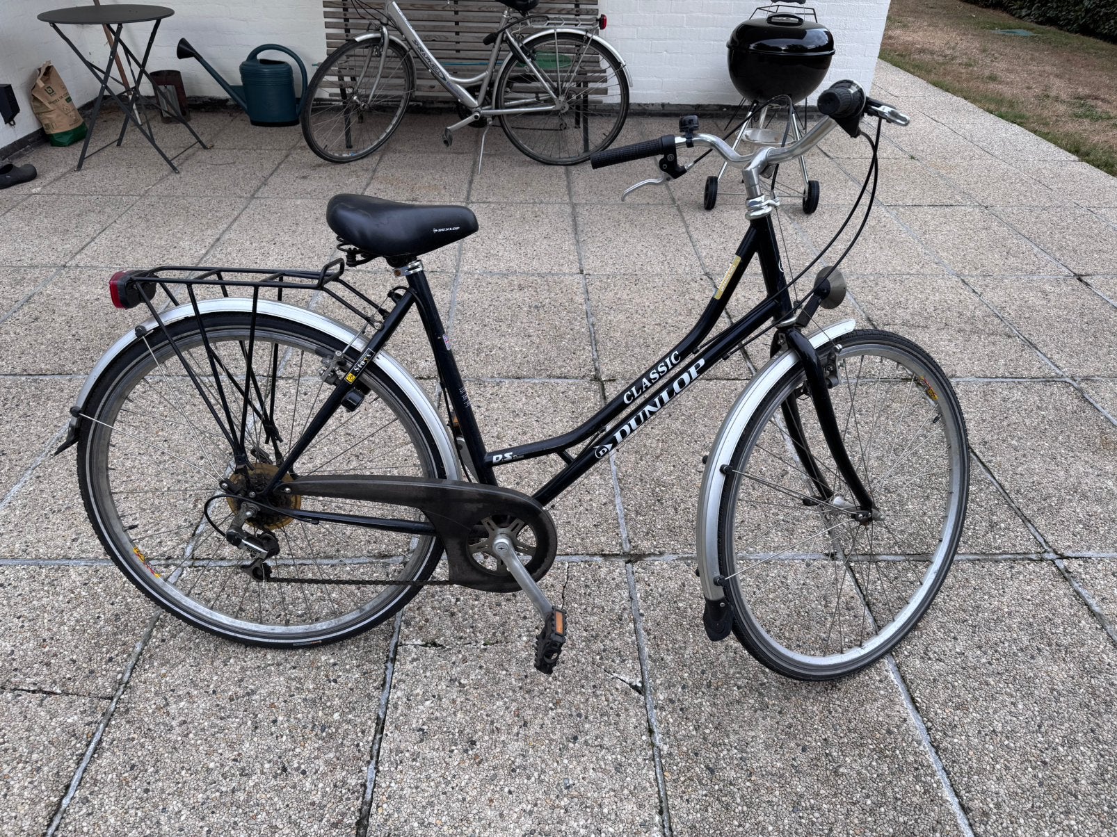 Damesfiets Dunlop, Fietsen en Brommers, Fietsen | Dames | Damesfietsen, Gebruikt, Velgrem, (Extra) lage instap, Ophalen