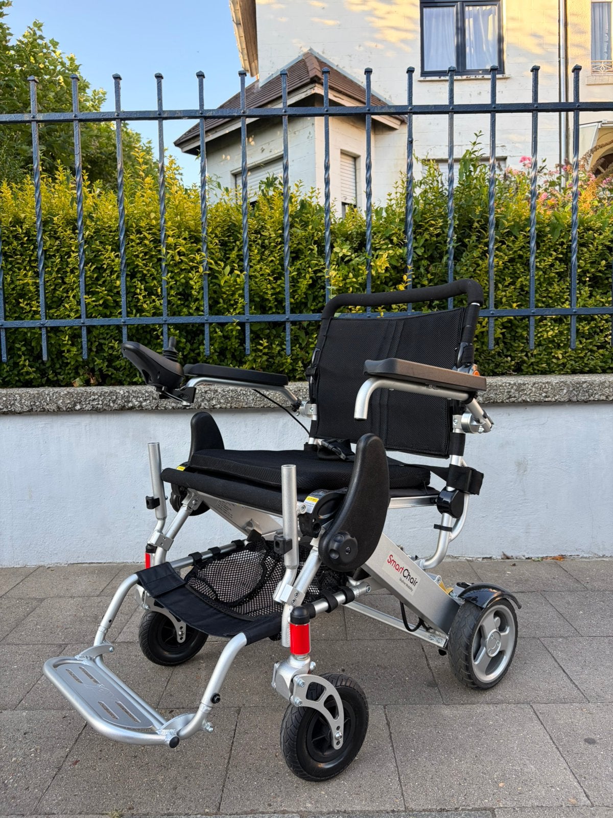 Fauteuil roulant électrique pliable Smart Chair XL état neuf, Enlèvement ou Envoi, Pliant, Comme neuf, Fauteuil roulant électrique