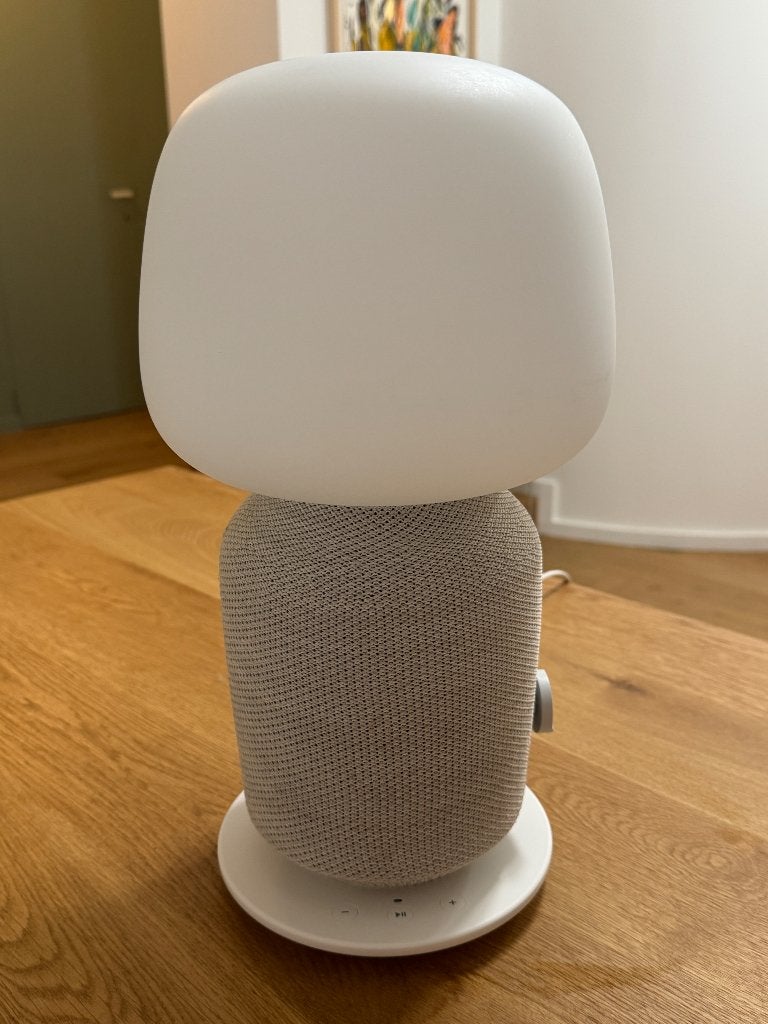 Lampe IKEA Sonos Symfonisk Blanche, Enceinte d'étagère, Compatible son surround/home cinéma, Comme neuf, Enlèvement