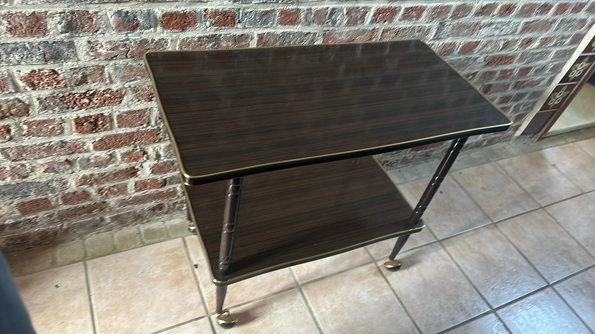 Vintage rol tafel aperitief, Ophalen, Zo goed als nieuw