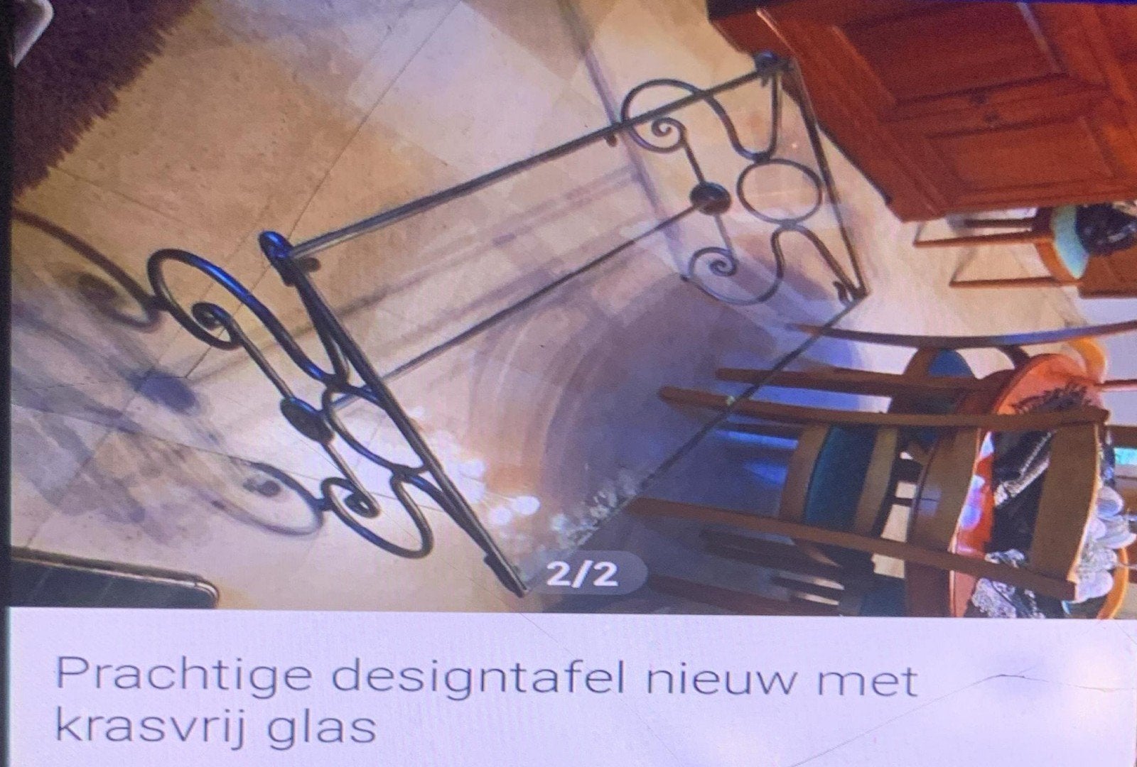 designtafel, Huis en Inrichting, Ophalen, Glas