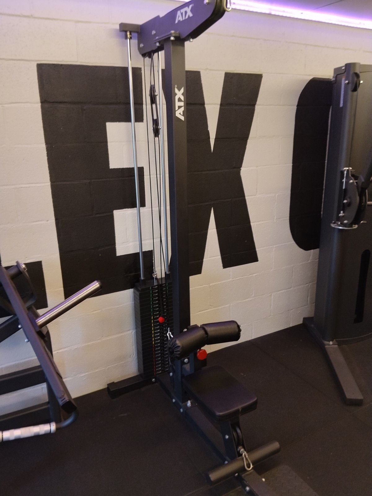 lat pulldown ATX 125kg stack, Sport en Fitness, Ophalen, Zo goed als nieuw, Rug