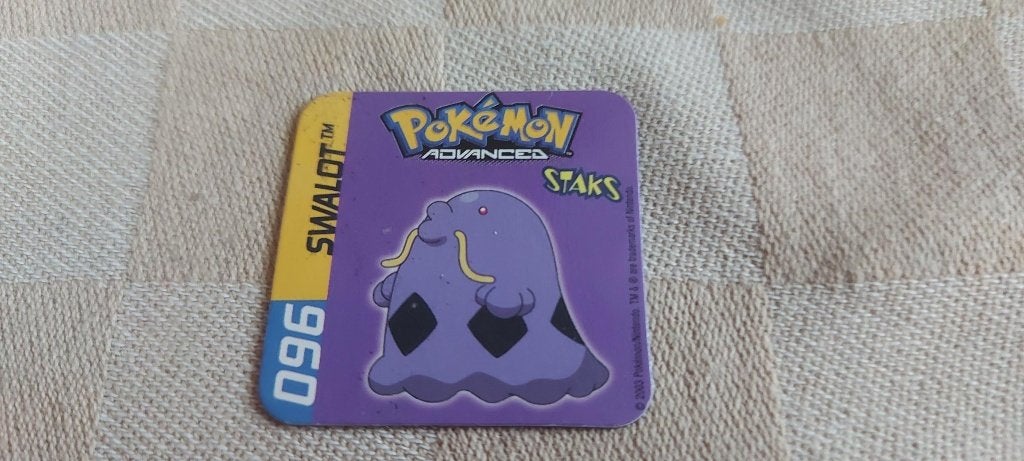 jouet magnétique Pokemon Panini Sticks Swalot de 2003, Enlèvement ou Envoi, Neuf