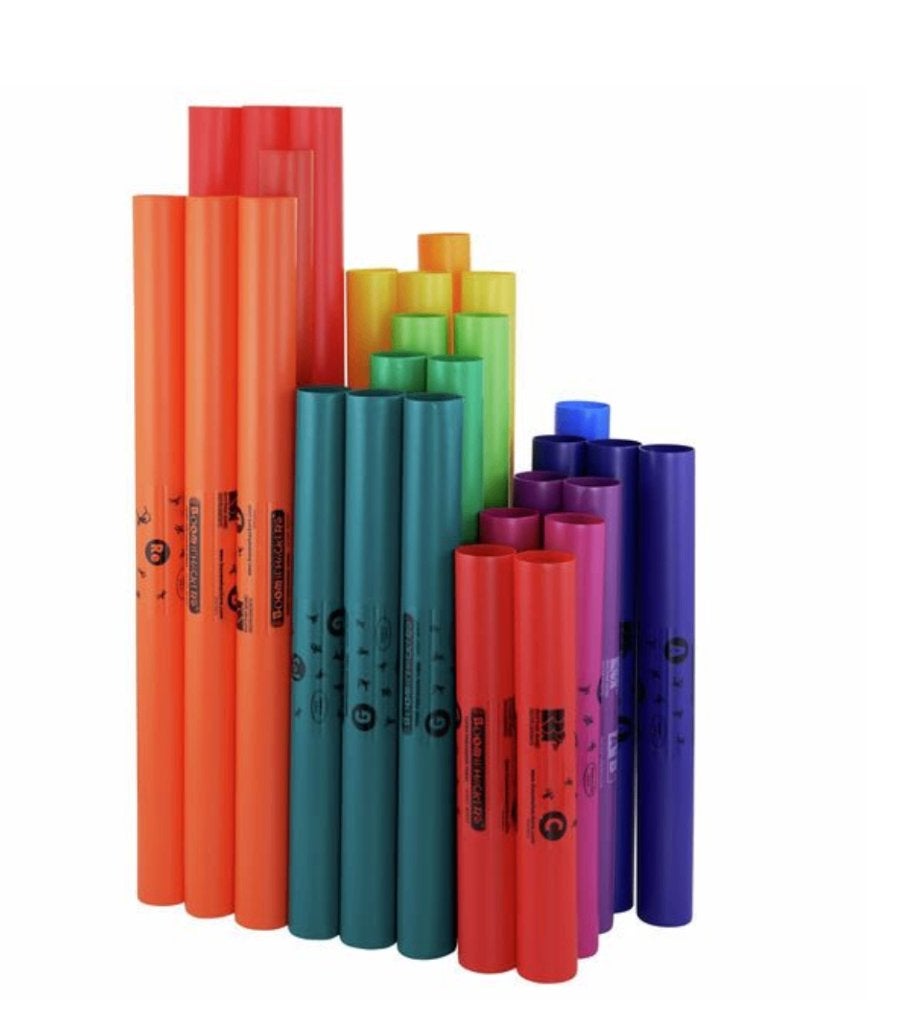 Boomwhackers (hele grote set compleet), Ophalen, Zo goed als nieuw, Melodische percussie