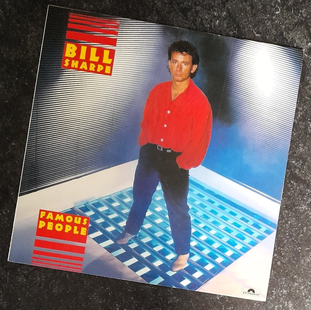 BILL SHARPE Famous People LP GARY NUMAN, LP, Gebruikt, New wave, 12 inch