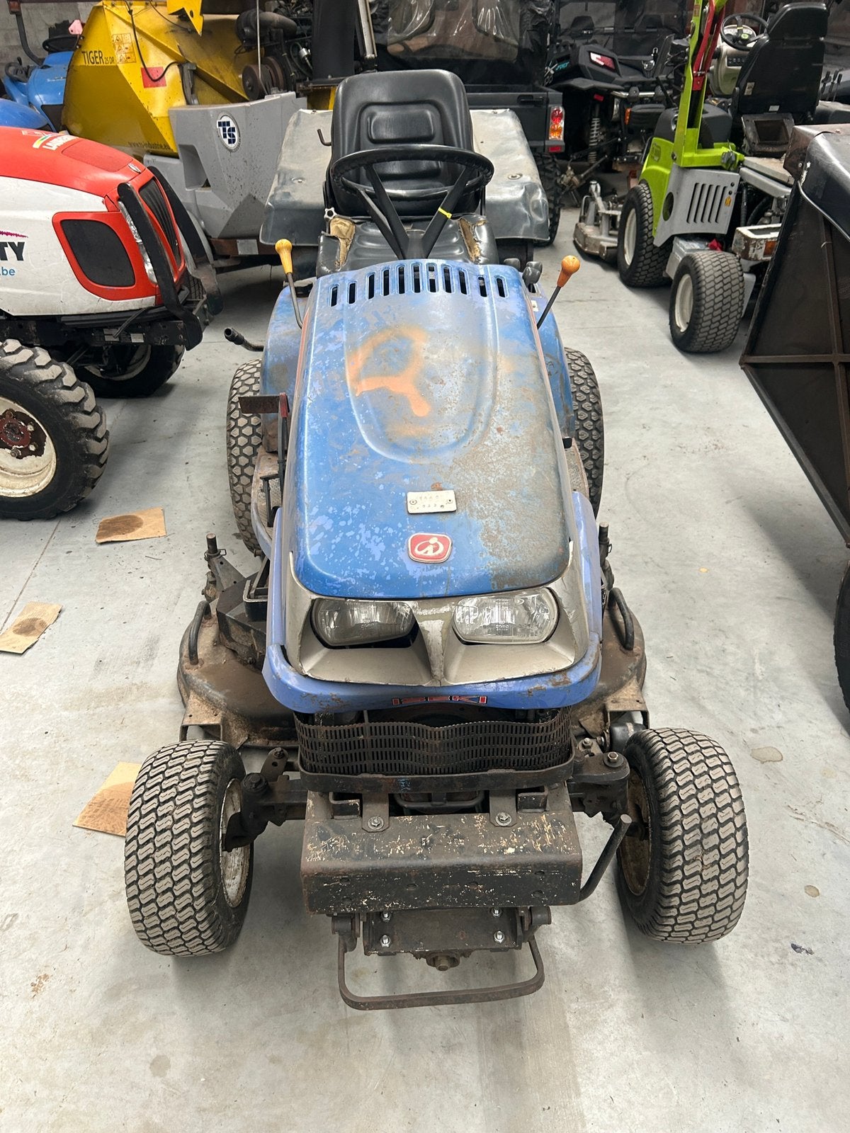 Iseki sxg22 22cv diesel 3 cylindres, Jardin & Terrasse, Tondeuses autoportées, Enlèvement, Utilisé, Démarrage électrique, 90 à 120 cm