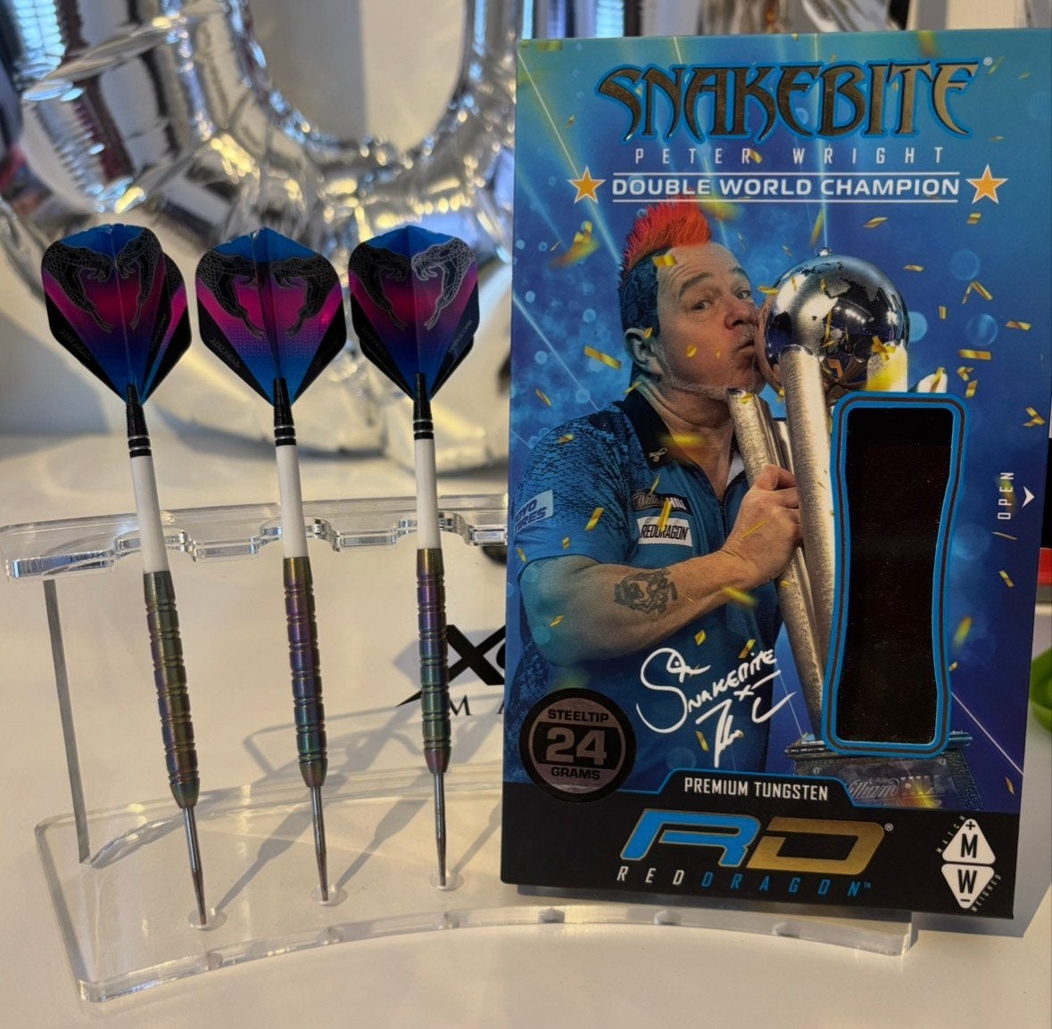 Peter Wright darts 24 gram, Sport en Fitness, Ophalen, Zo goed als nieuw