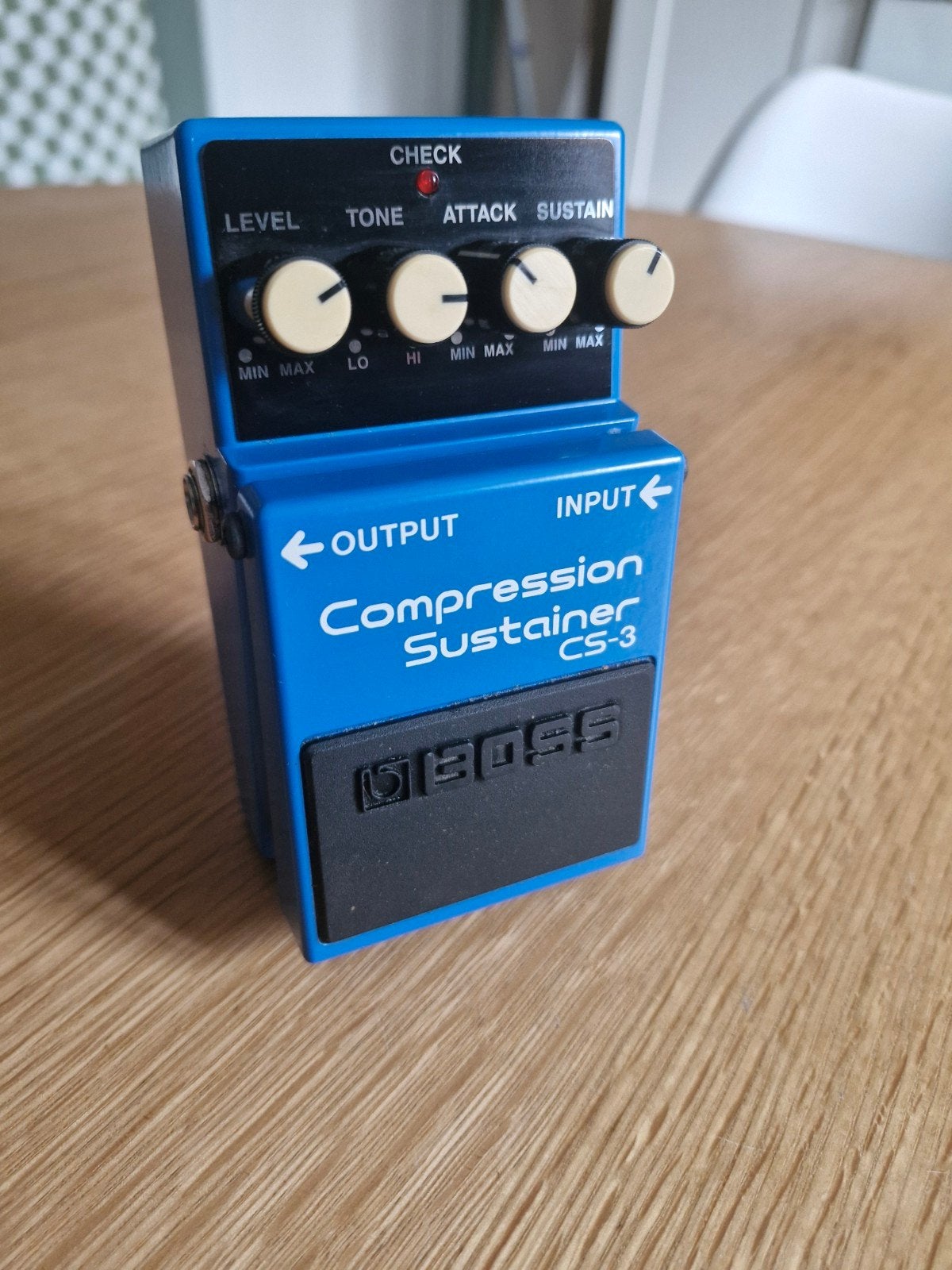 BOSS CS-3 Compressor Sustainer, Musique & Instruments, Effets, Comme neuf, Volume, Autres types, Equalizer ou Égaliseur, Compresseur