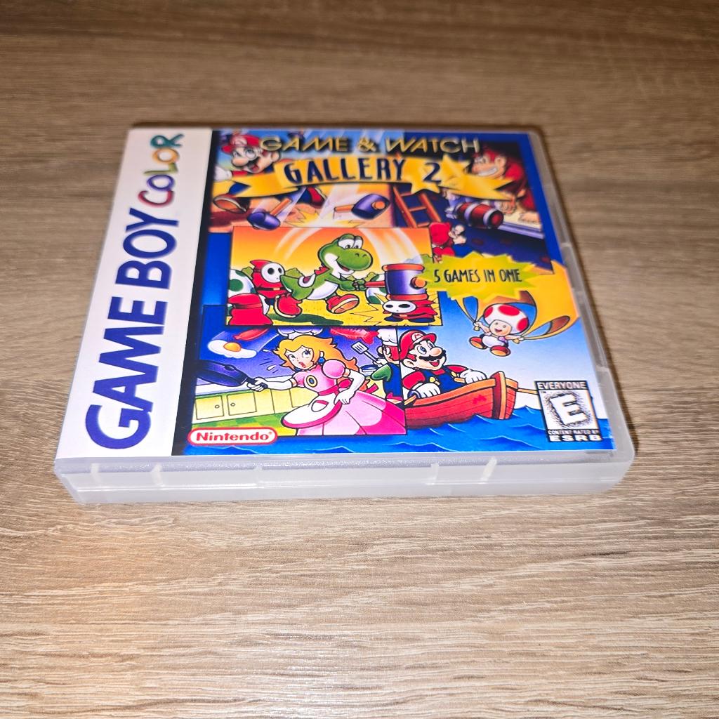 Game & Watch Gallery 2 Game Boy GB Game Case, Verzenden, Zo goed als nieuw