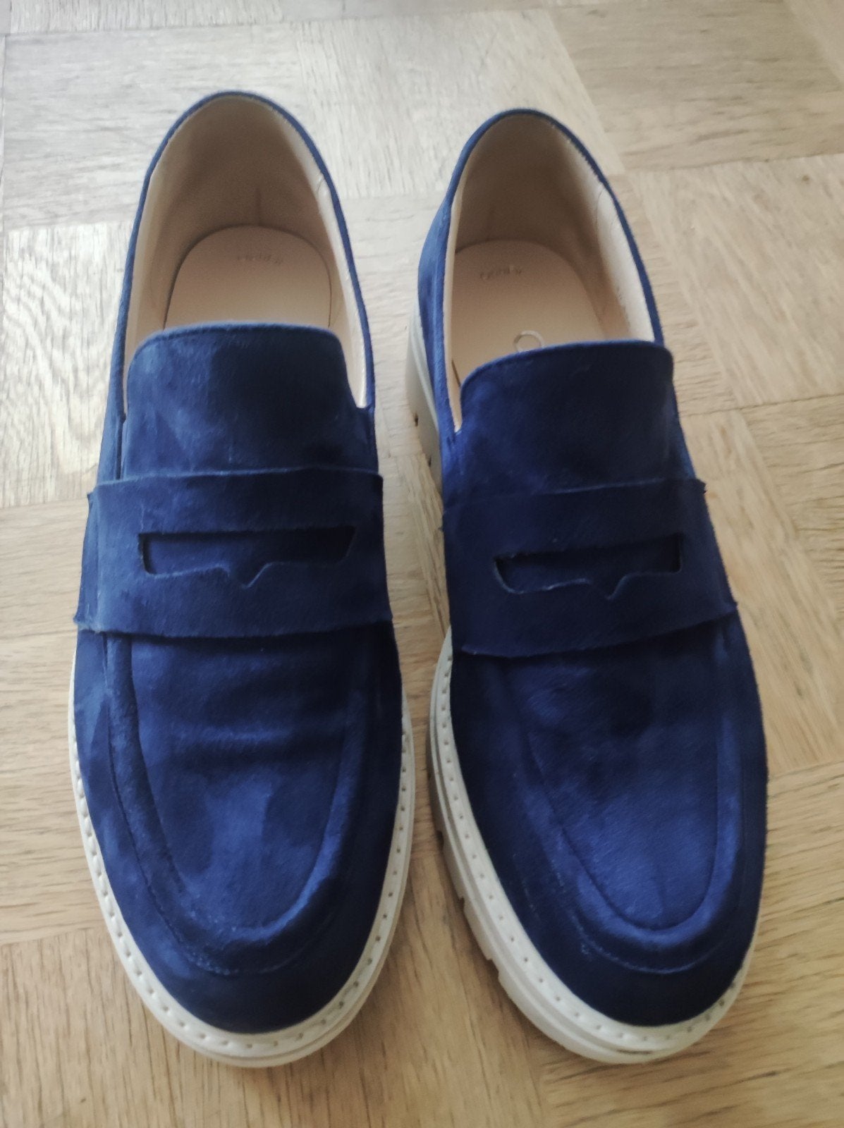 Moccasins Gabor blauw mt 41, Ophalen of Verzenden, Blauw