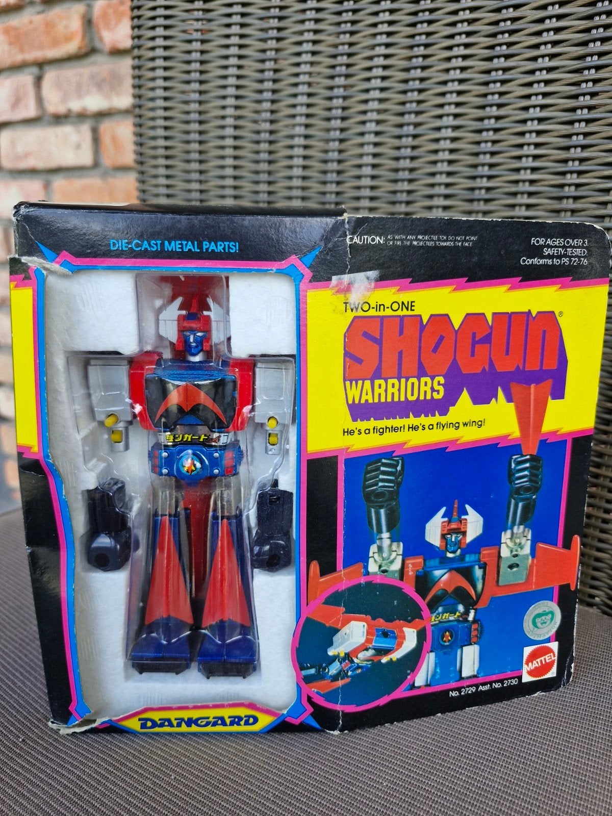 Vintage Mattel Shogun Warriors Dangard No. 2729 – Two-in-One, Enlèvement, Neuf