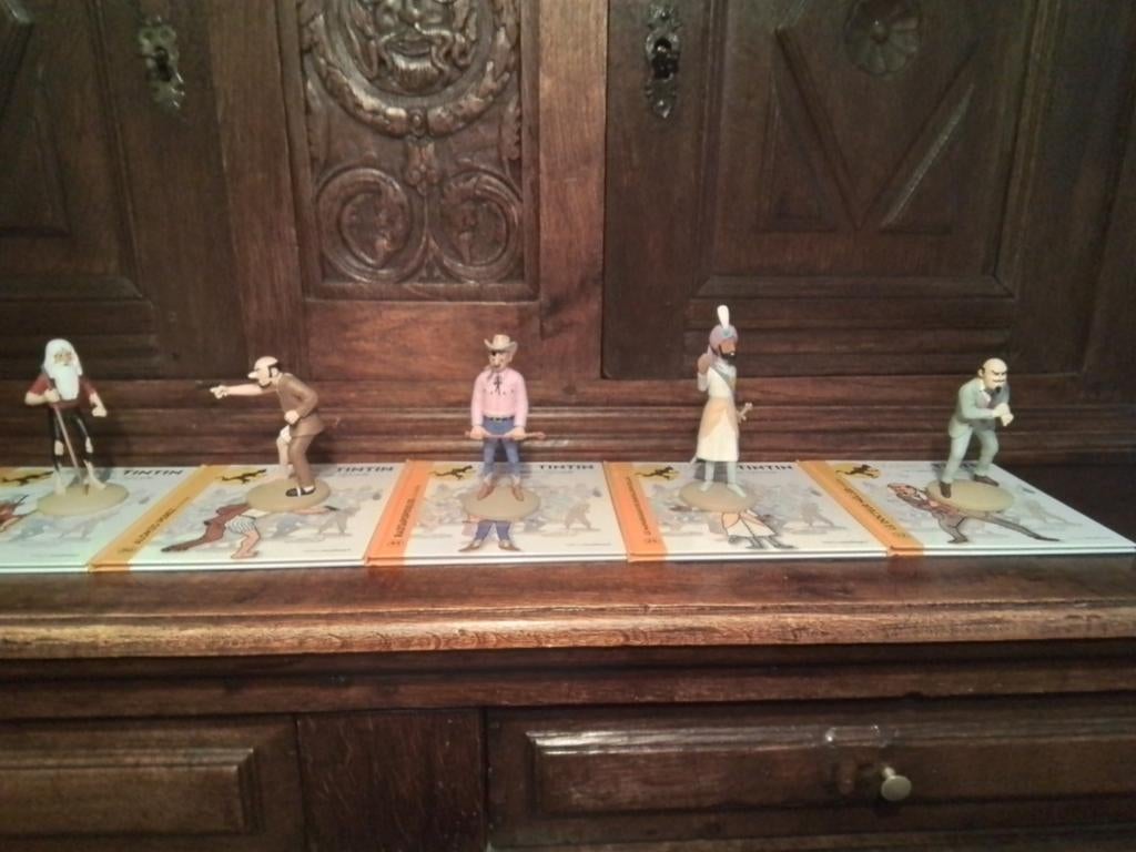 Figurines tintin collection officielle., Enlèvement