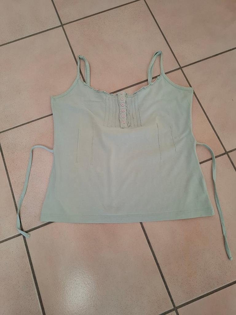 Topje turquoise mt large, Kleding | Dames, Ophalen of Verzenden