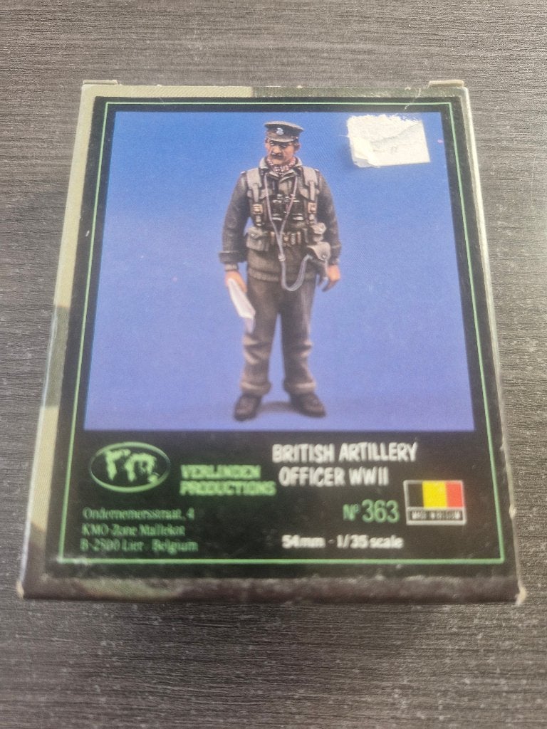 Verlinden 1/35 British Artillery Officer WWII 1 fig., Ophalen of Verzenden, Nieuw, 1:35 tot 1:50, Figuur of Figuren