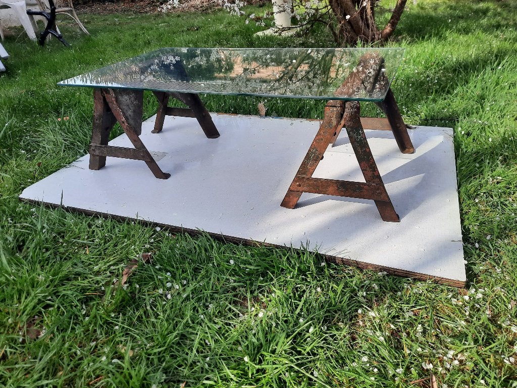 Table Basse Industrielle, Antiquités & Art, Enlèvement