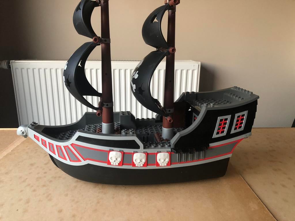 Duplo piraten boot 60cm -48cm, Ophalen, Duplo