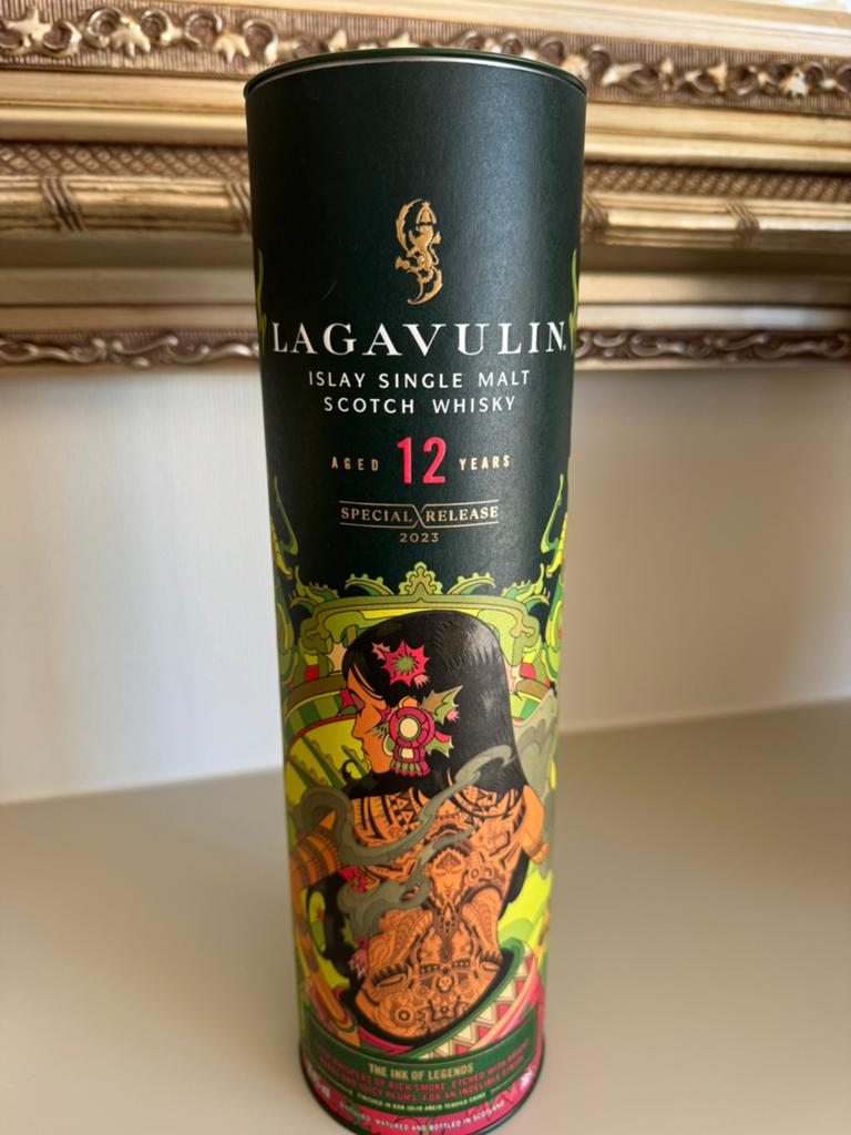 Lagavulin 12, Verzamelen, Ophalen of Verzenden, Zo goed als nieuw