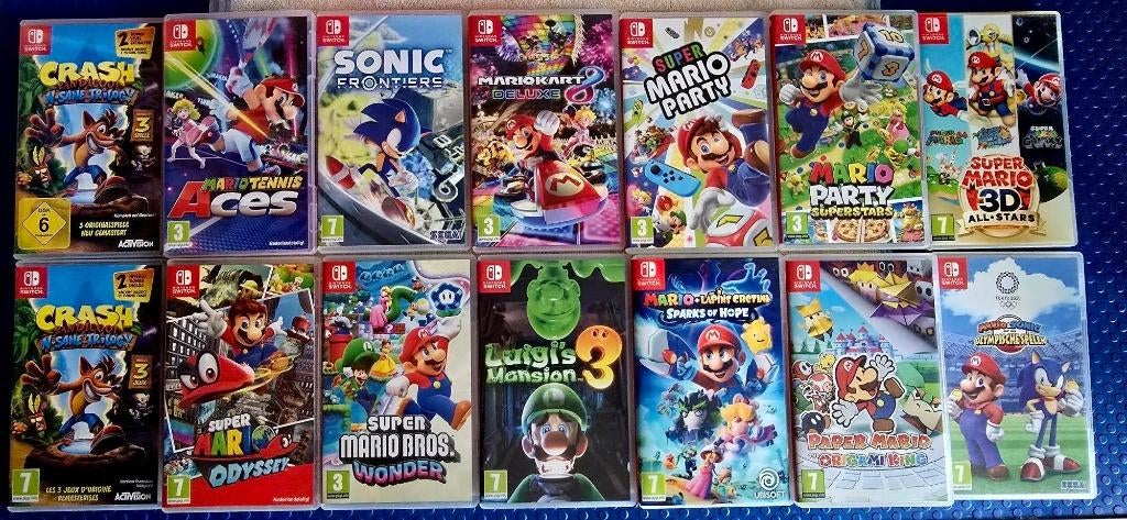 jeux nintendo switch (2)+ réparation + accessoires /liège, Consoles de jeu & Jeux vidéo, Enlèvement ou Envoi, Comme neuf, Combat