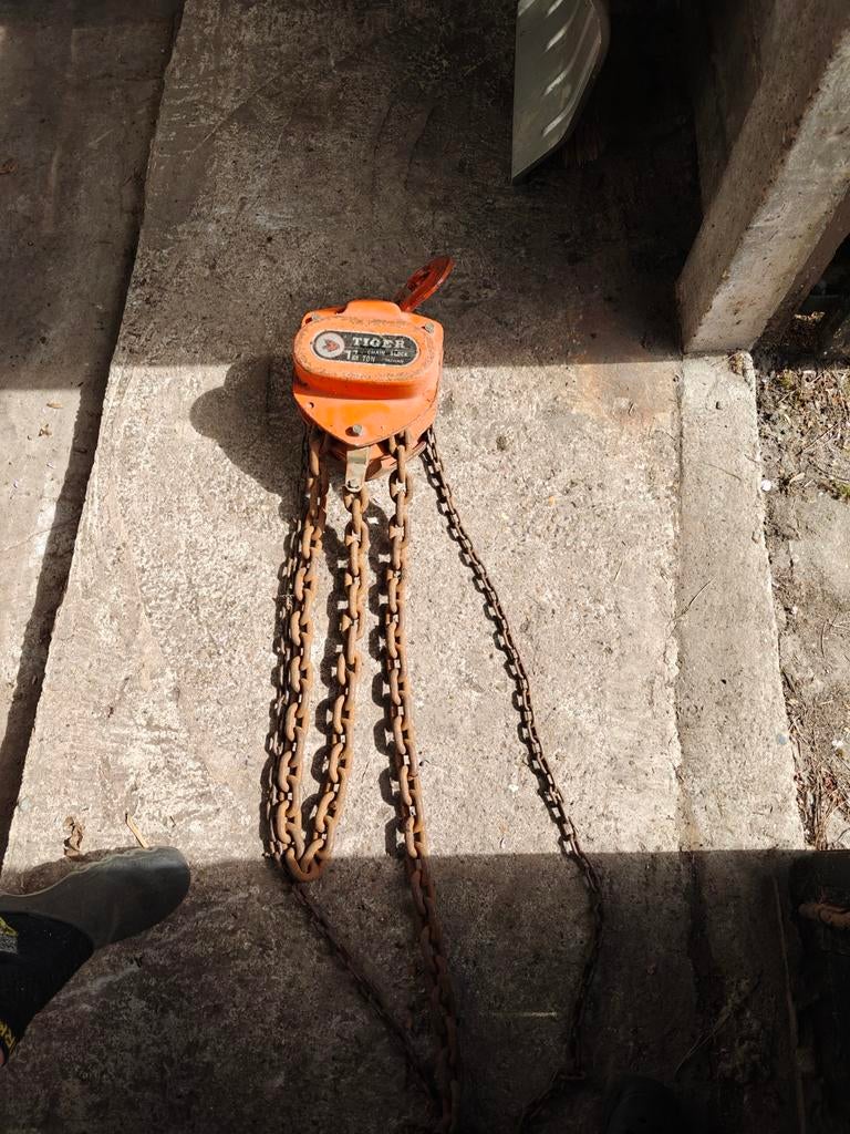 1,5 ton kettingtakel, Tiger PROCB, Doe-het-zelf en Bouw, Ophalen