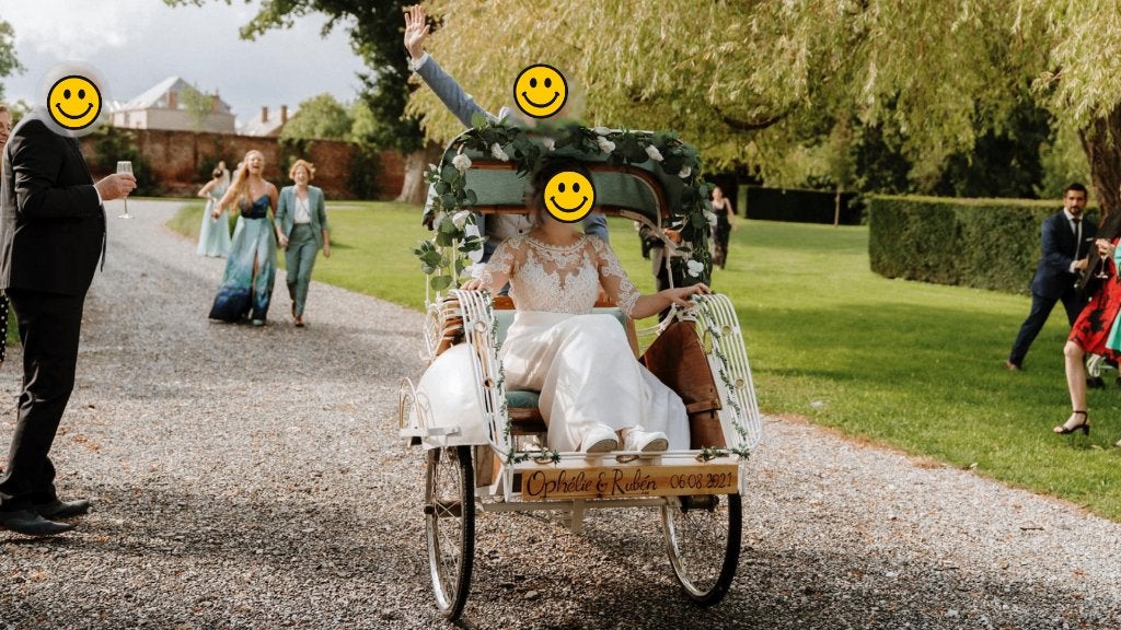Riksja photobooth mariage – pièce unique, Ophalen, Zo goed als nieuw